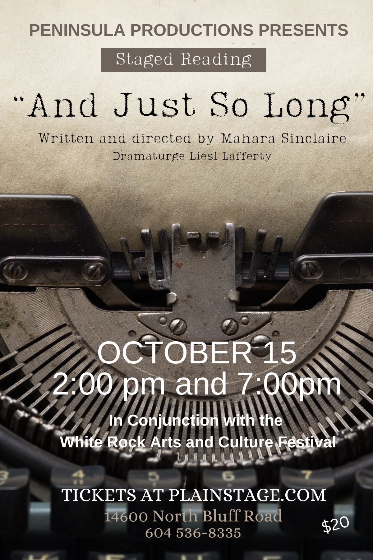 And Just So Long poster Oct 15