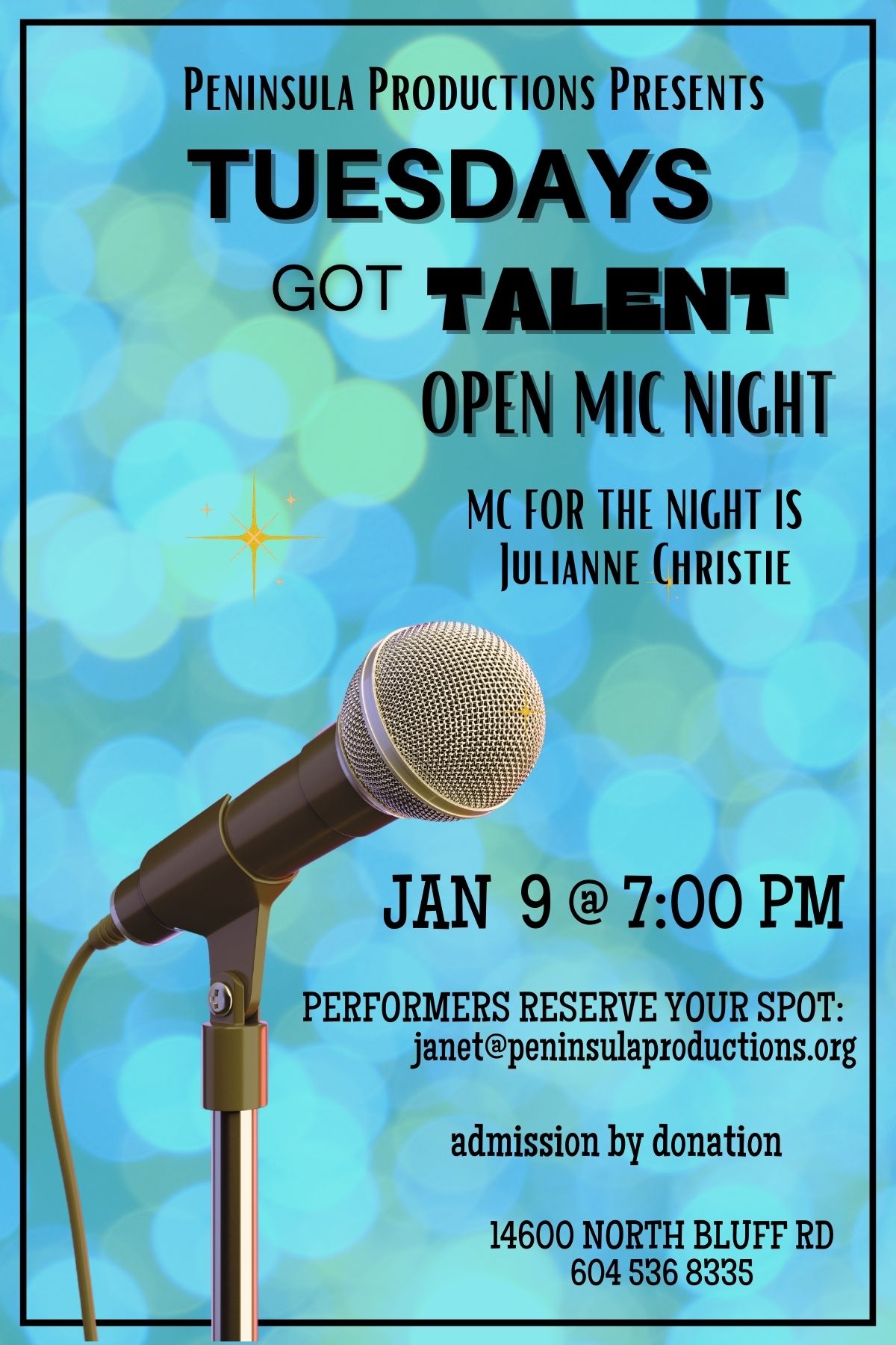 Open Mic January 9