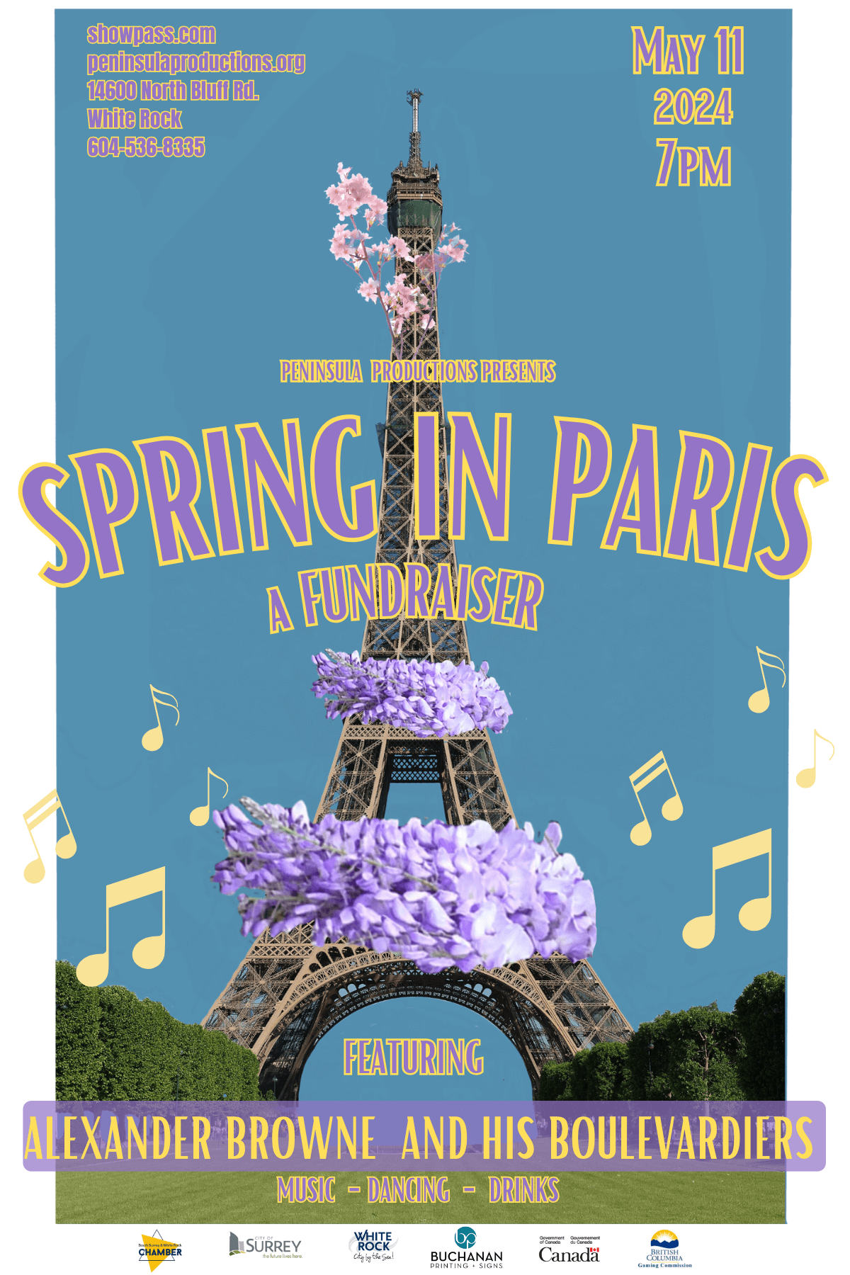 Updated poster for Spring In Paris - May 11, 2024